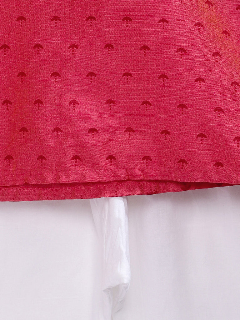 Kids Boys Straight Full Sleeve Coral Kp Set