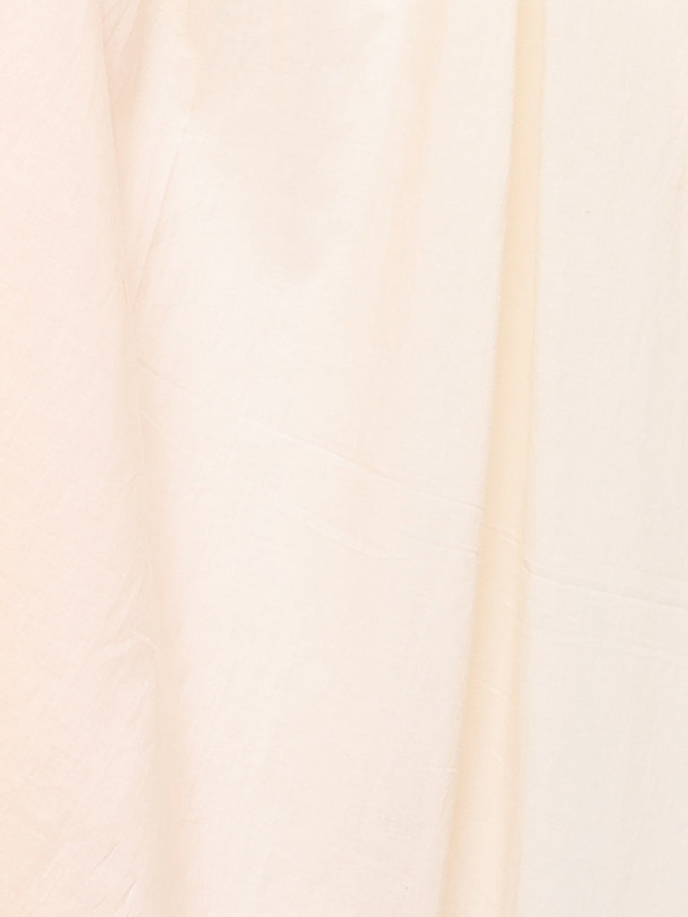 Core Cotton Women Off White Palazzo And Dupatta Set
