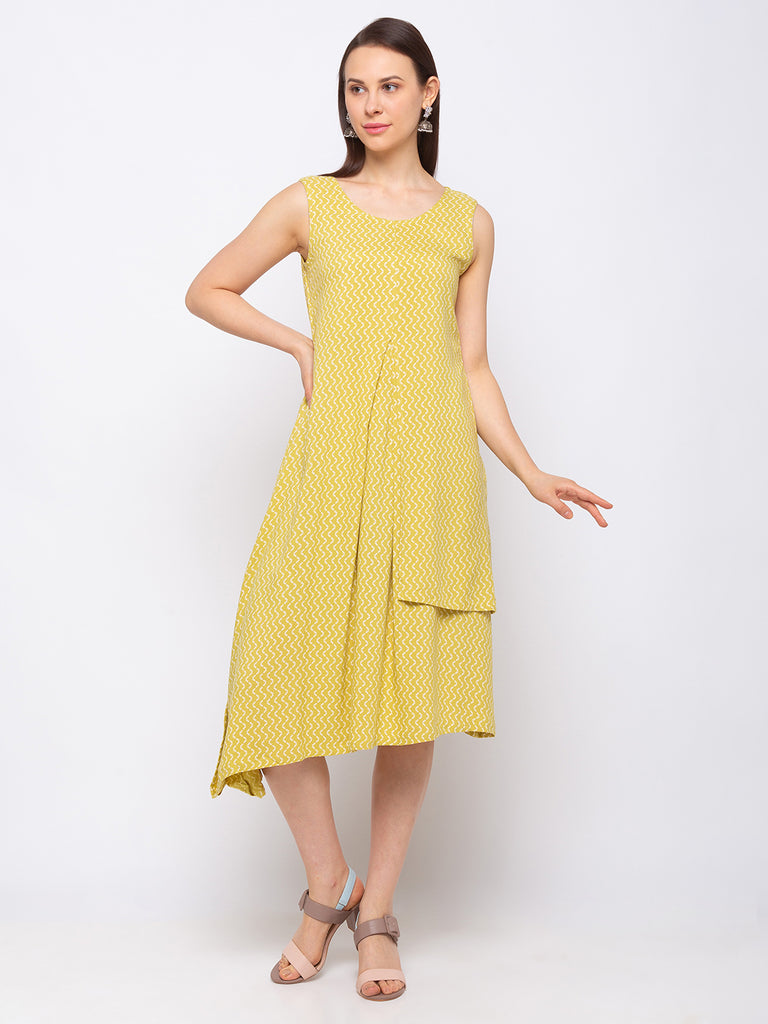 Liva Women Mustard Kurta