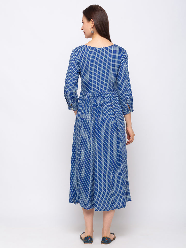 Women's Indigo Liva  Kurta