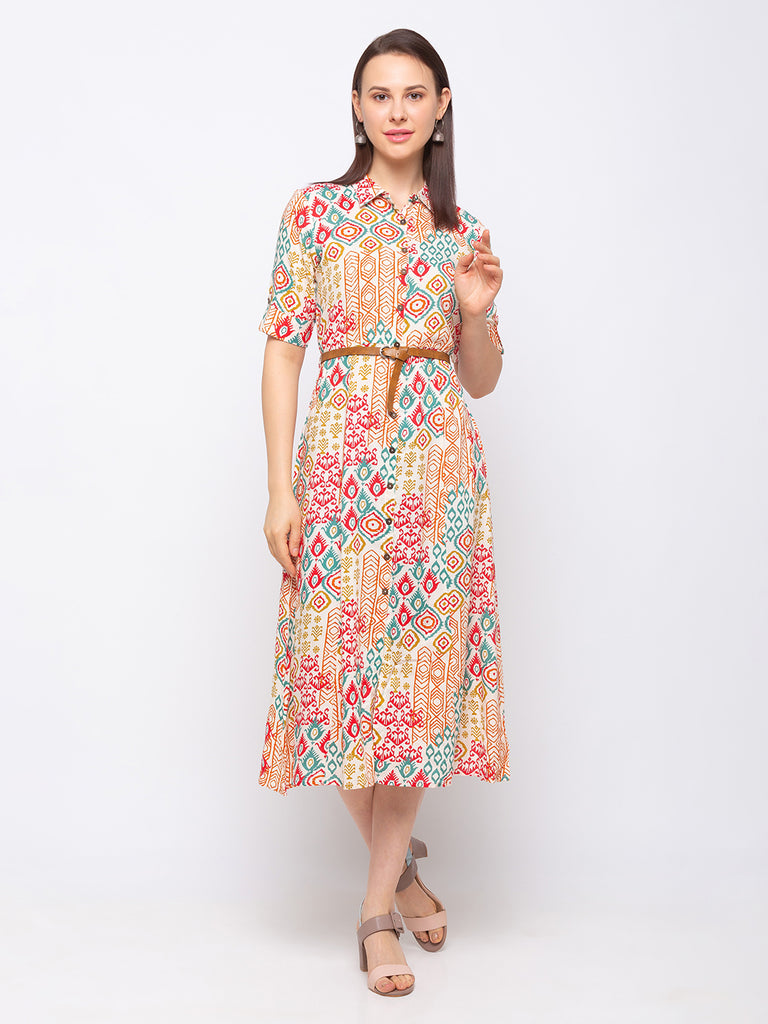 Women's Beige Liva  Dress