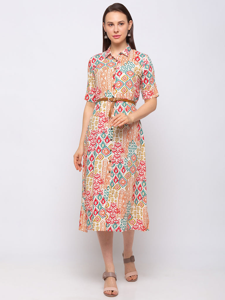 Women's Beige Liva  Dress