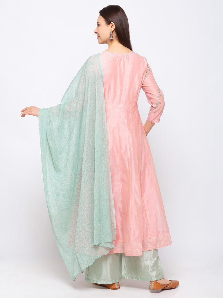 Shantoon Women Pink Skd