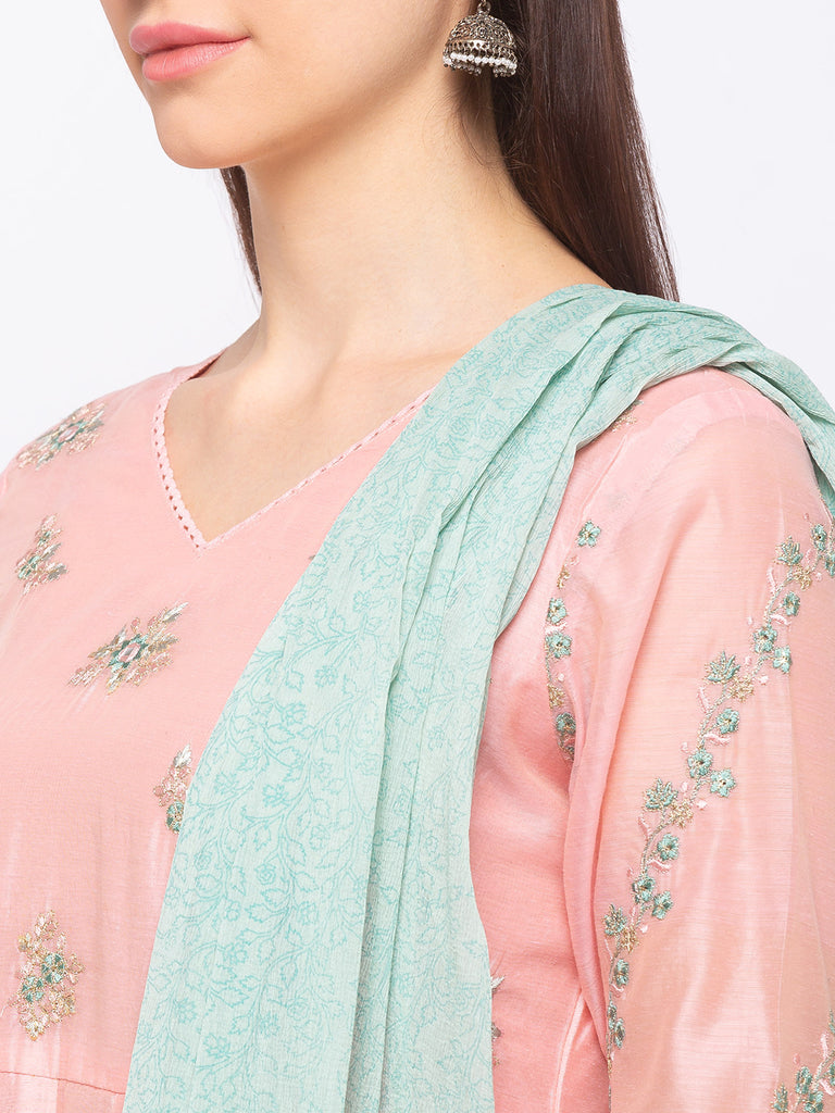 Shantoon Women Pink Skd