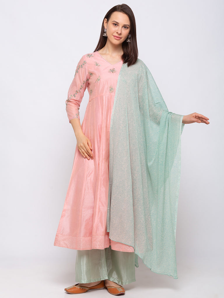 Shantoon Women Pink Skd