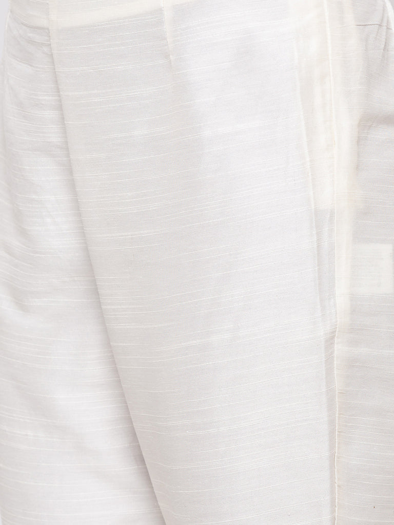 Women's Off White Silk  Pants