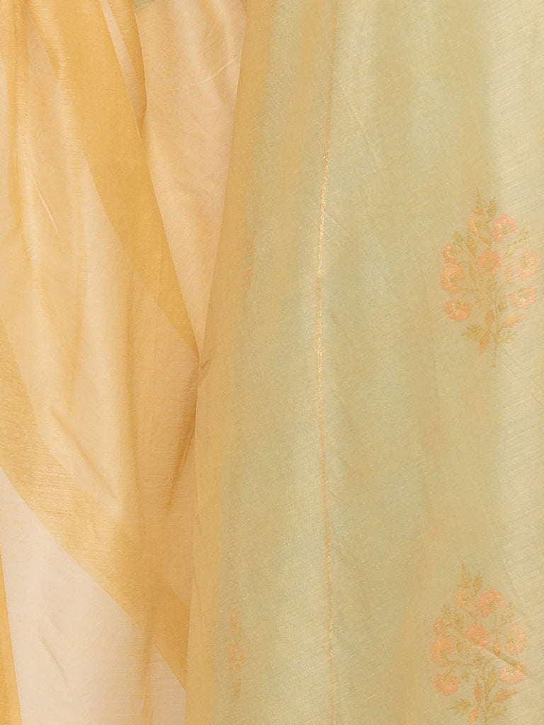 Chanderi Women Gold Dupatta