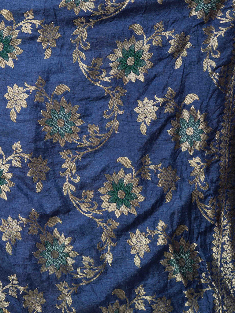 Women Straight Indigo Dupatta