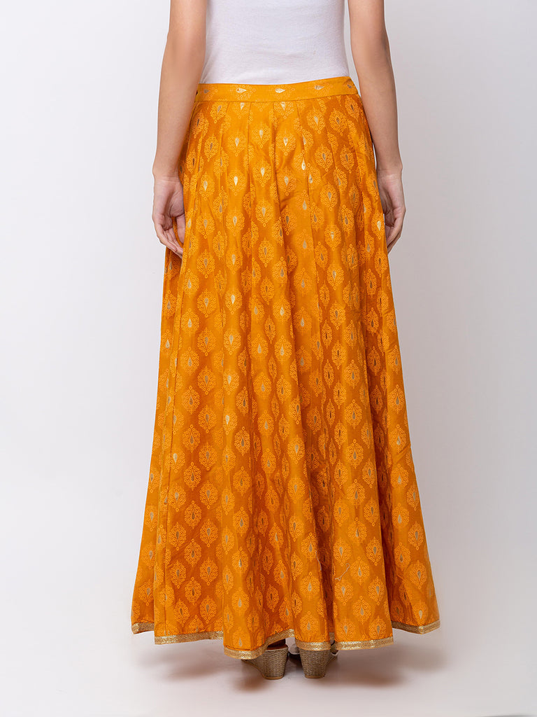 Women Skirt Mustard Skirt