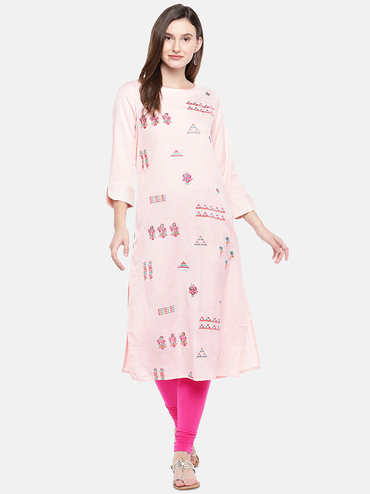 Women's Fuchsia Cotton  Chudidar