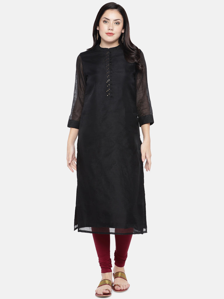 Women's Maroon Cotton  Chudidar