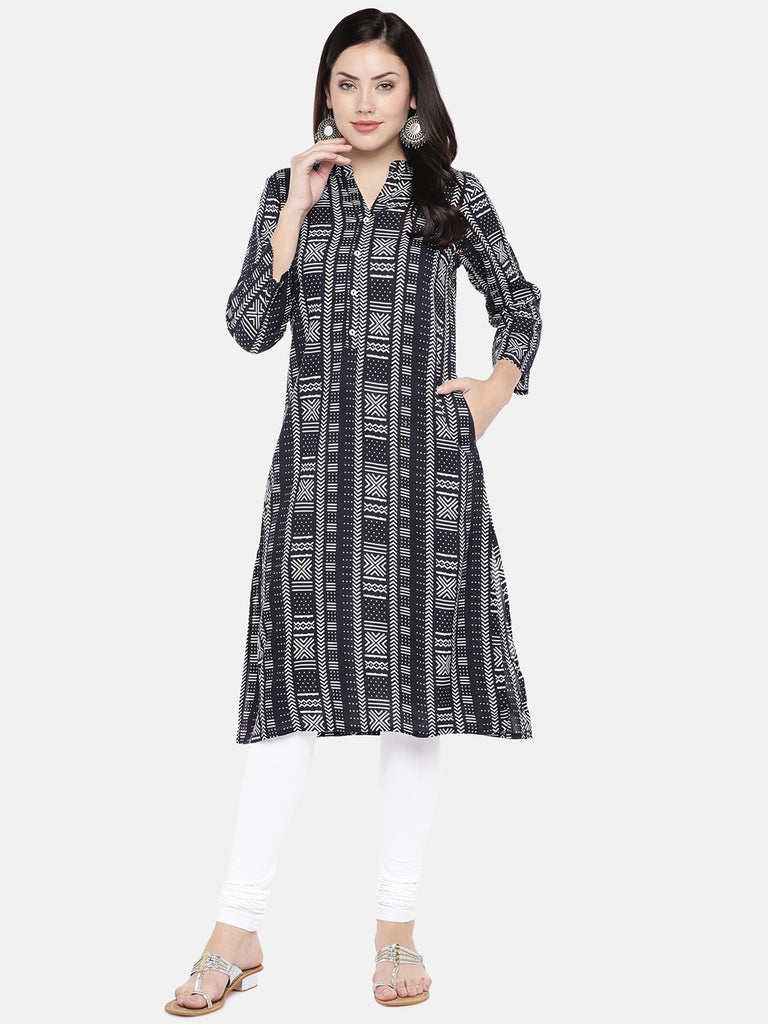 Core Women Churidar White Knit Churidar