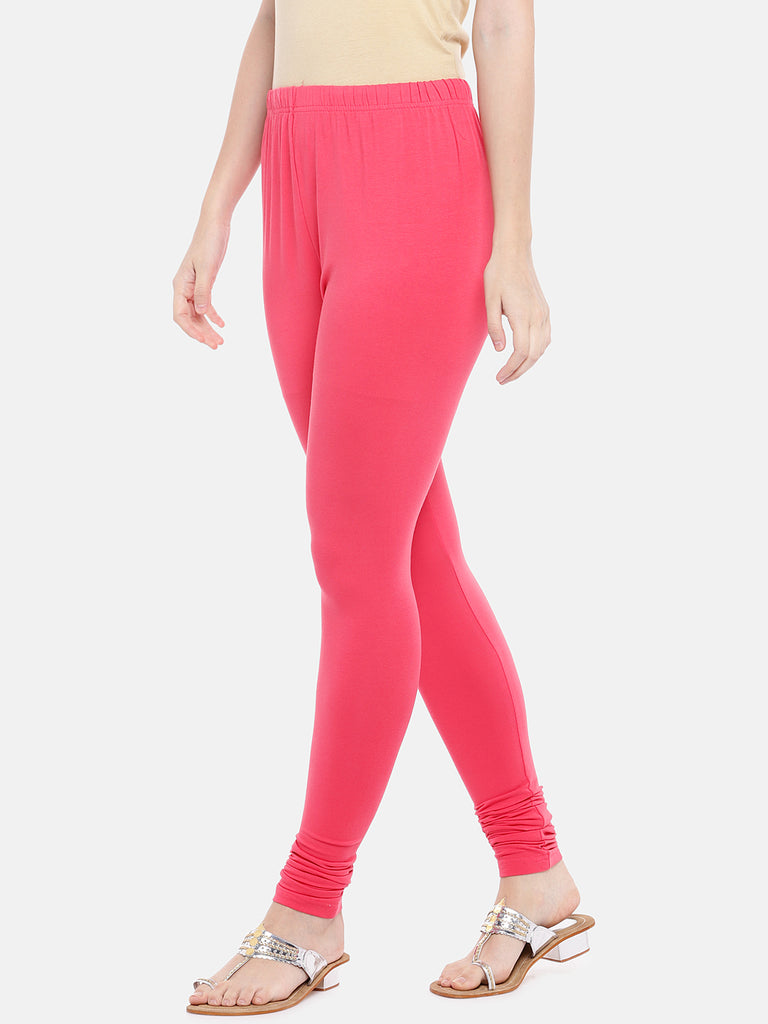 Core Women Churidar Coral Leggings