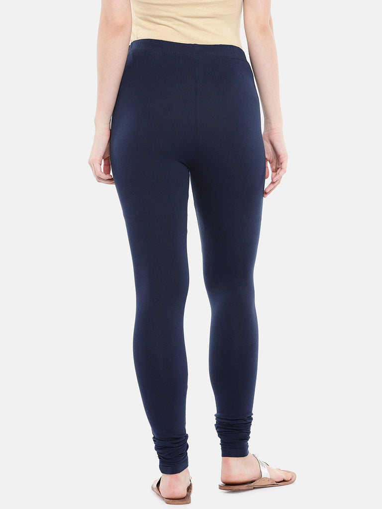 Core Women Churidar Navy Leggings