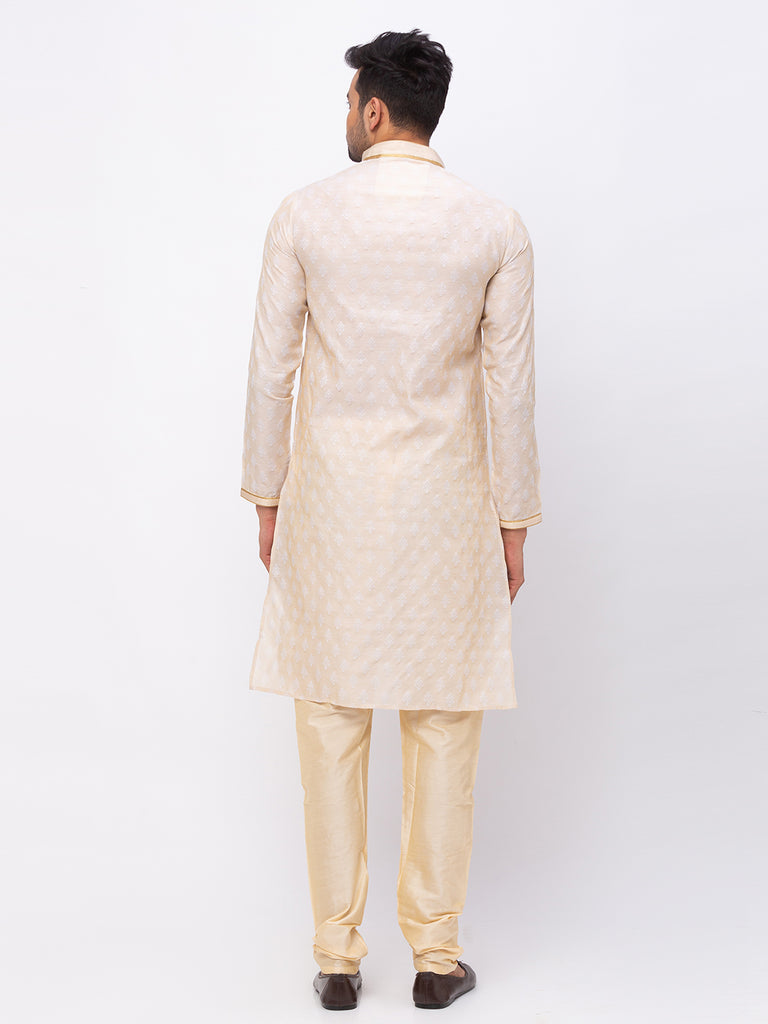 Men Straight Full Sleeve Fawn Kp Set