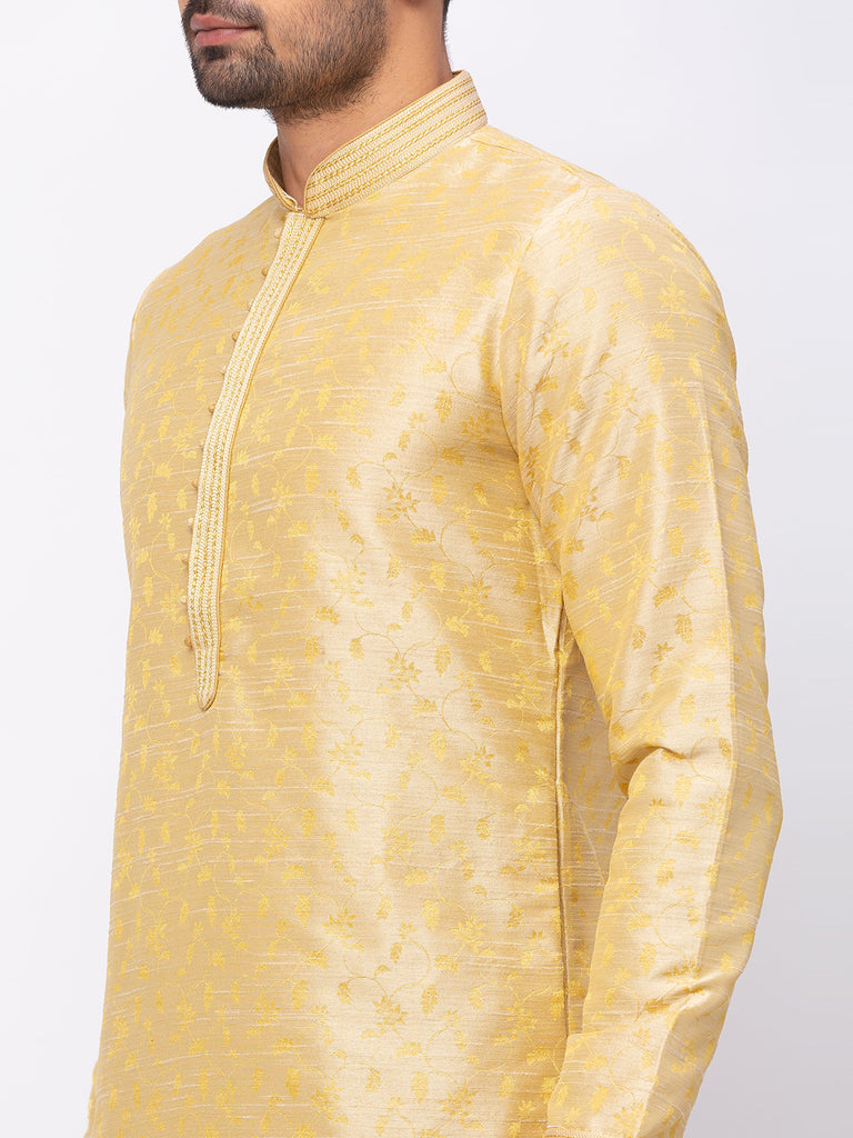 Men Straight Full Sleeve Fawn Kp Set