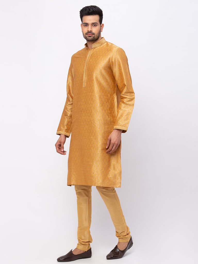 Men Straight Full Sleeve Tan Kp Set