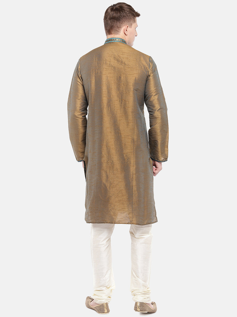 Men Straight Full Sleeve Bronze Kp Set
