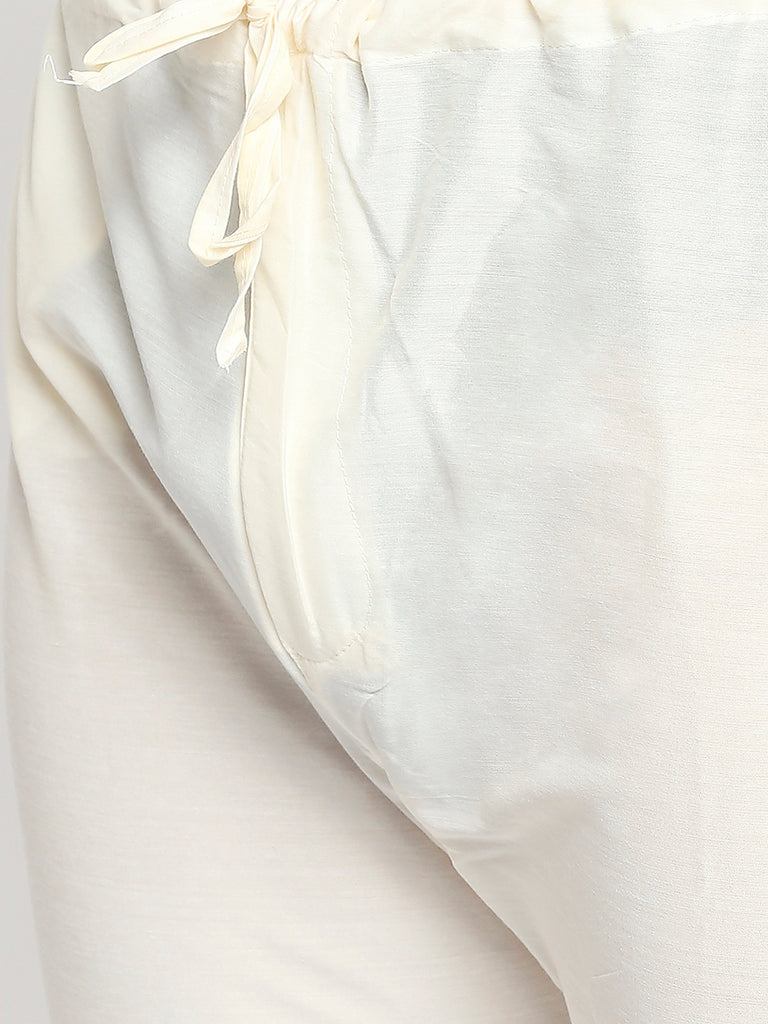 Men's Turq Art Silk Embroidered Kurta