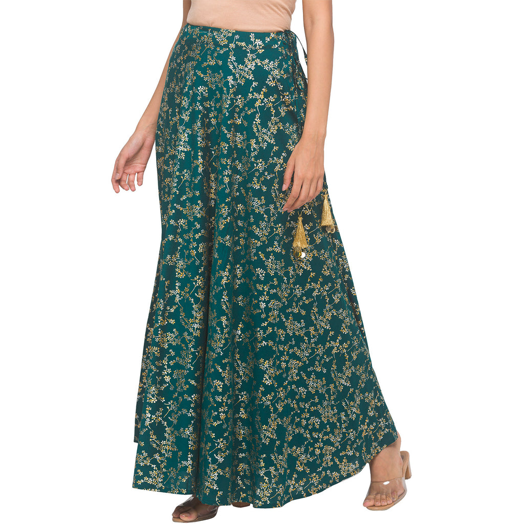 Gold Print Kali Skirt