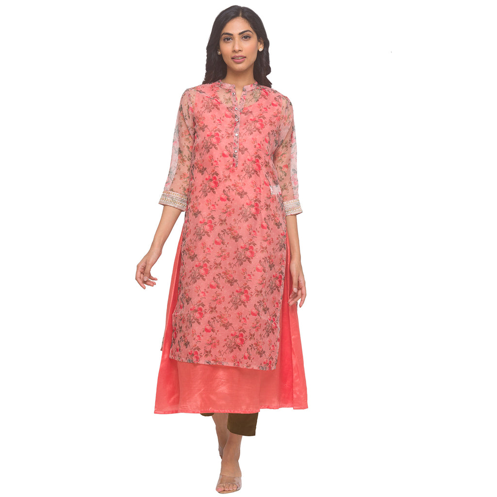 Organza Layered Kurta