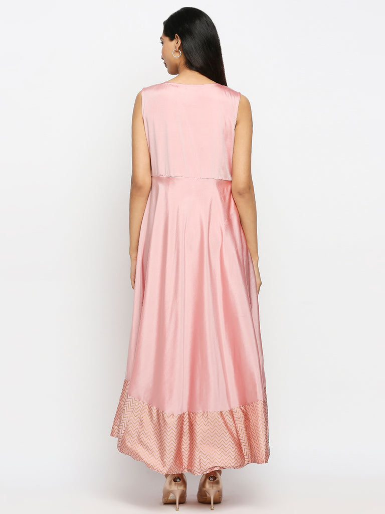 Women's Coral Blended Printed Kurta