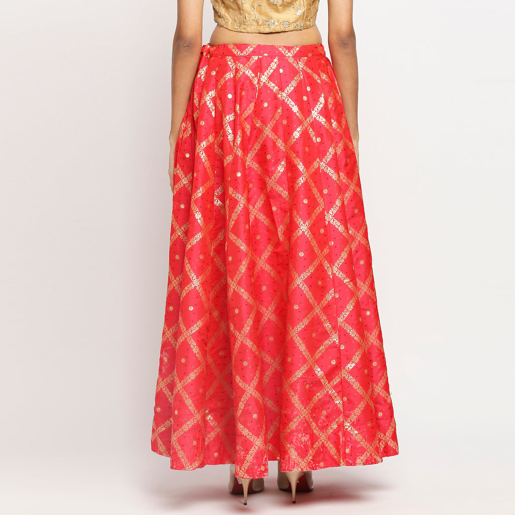 Women Kalidar Fuchsia Skirt