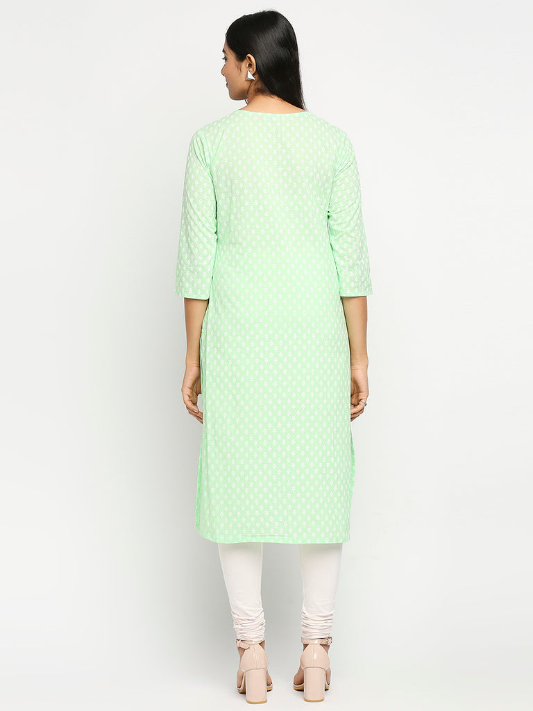 Women's Blue Cambric  Kurta