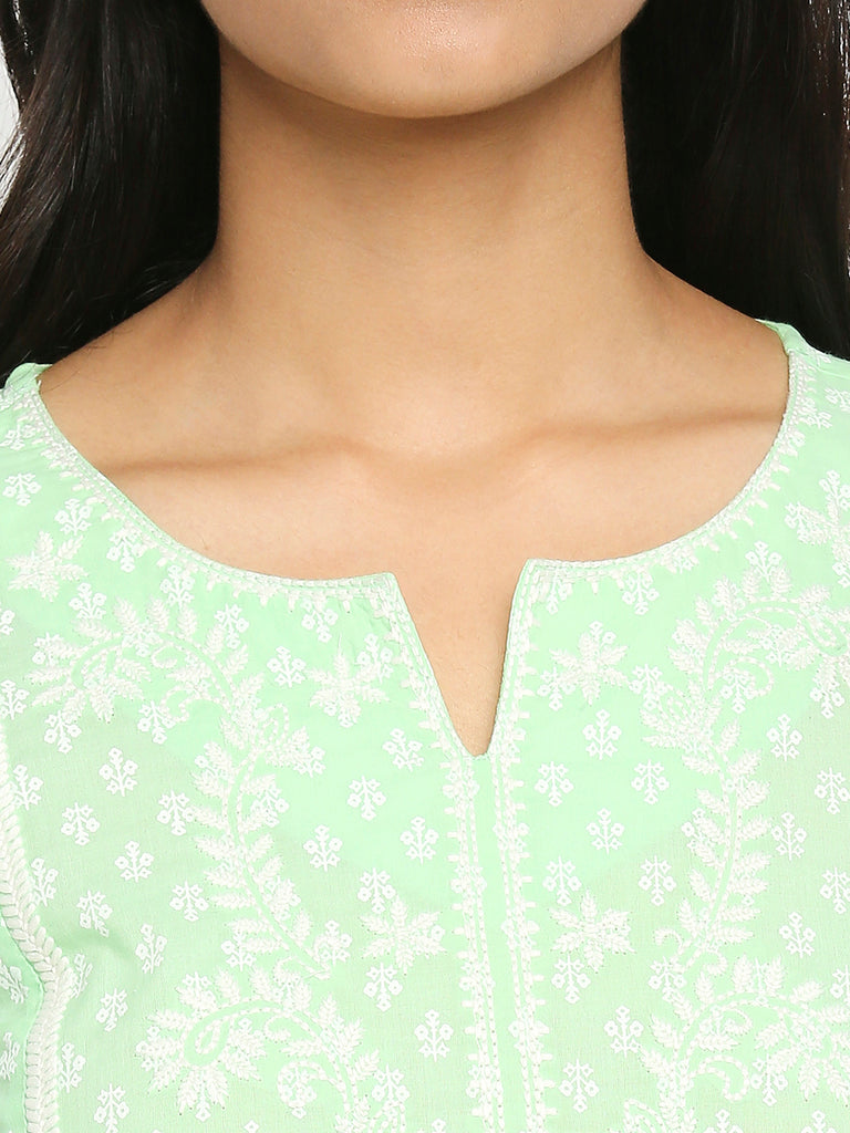 Women's Blue Cambric  Kurta