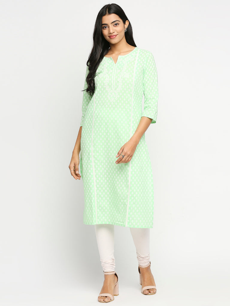 Women's Blue Cambric  Kurta