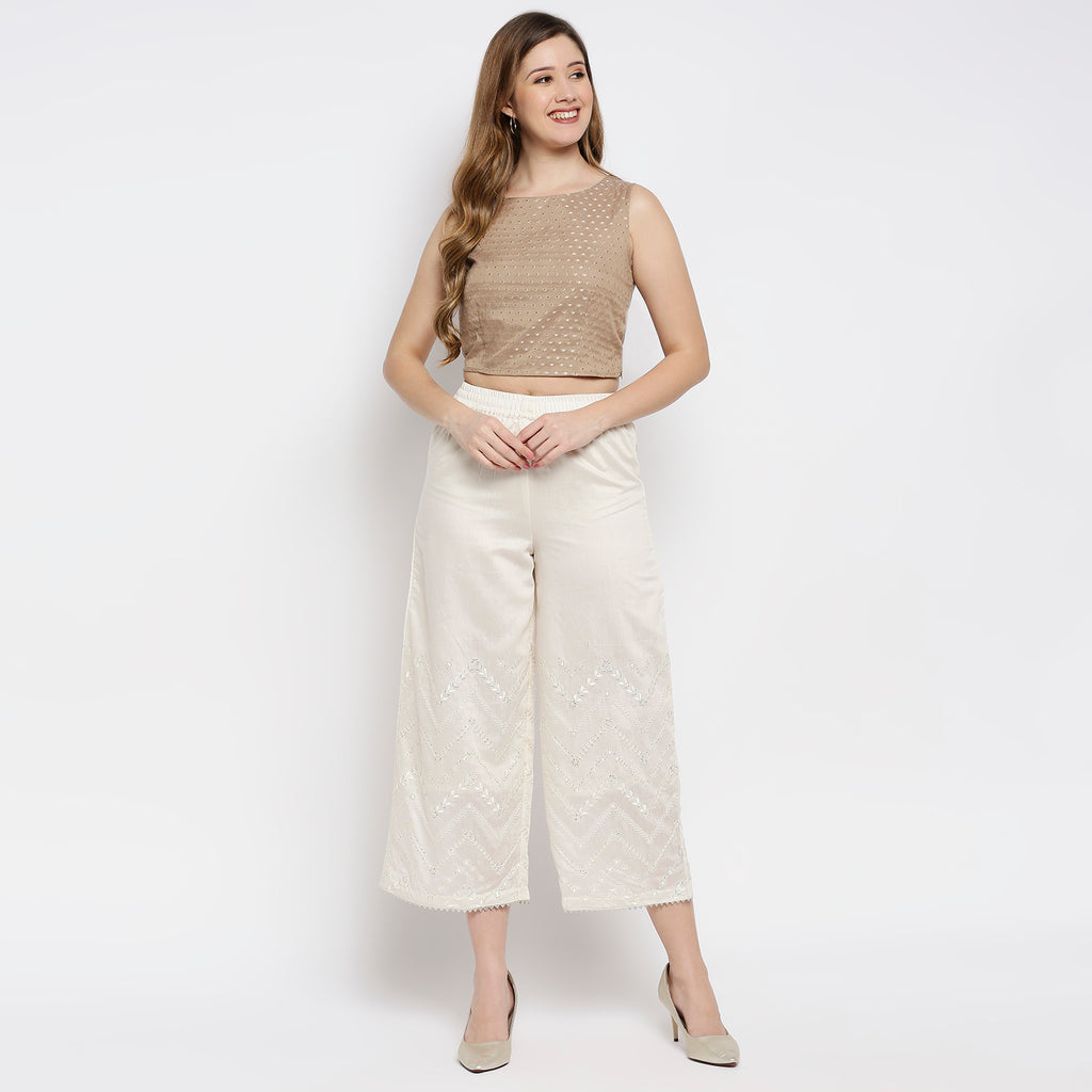 Women Gold Brocade Brocade Blouse