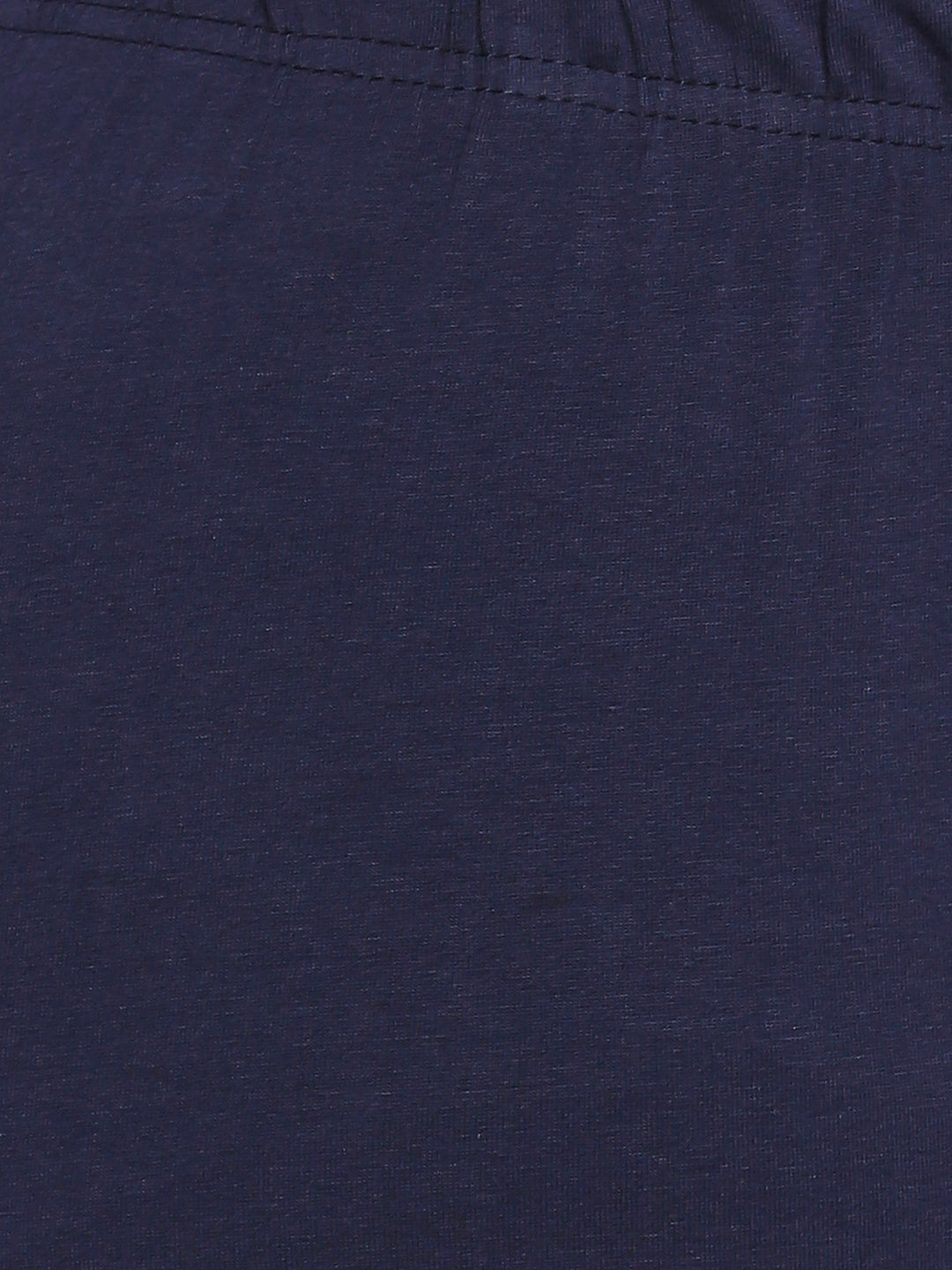 Women's Navy Cotton Lycra Solid Leggings