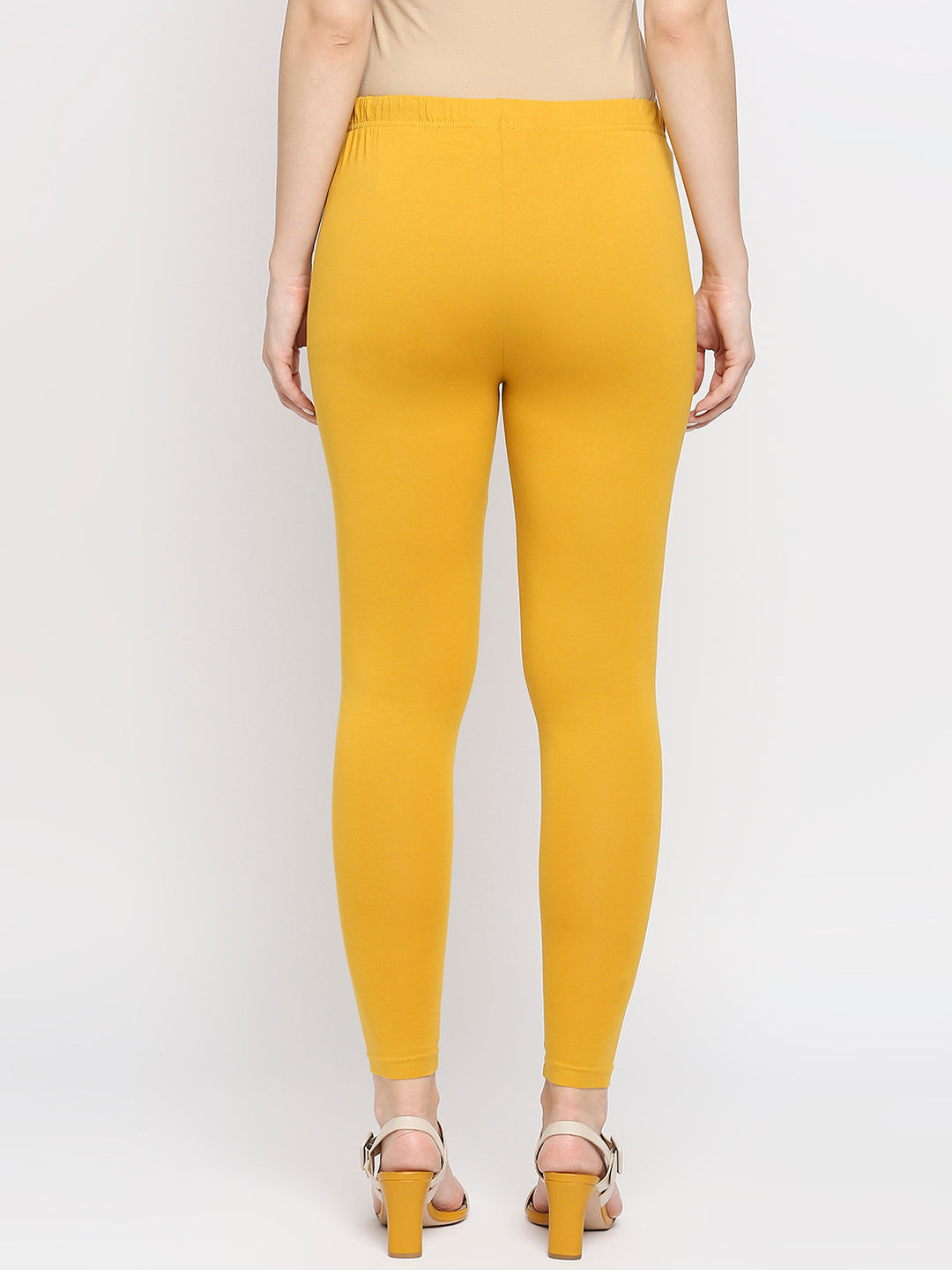 Women's Amber Cotton Lycra Solid Leggings