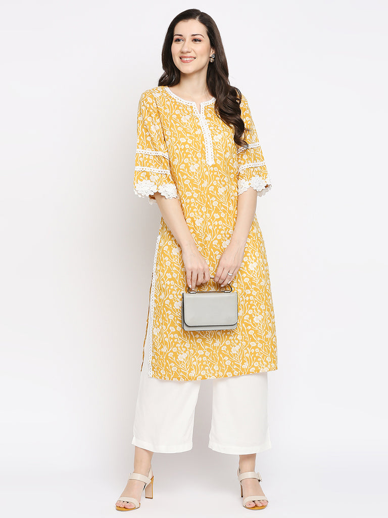 Women's Off White 100% Viscose Solid Palazzo