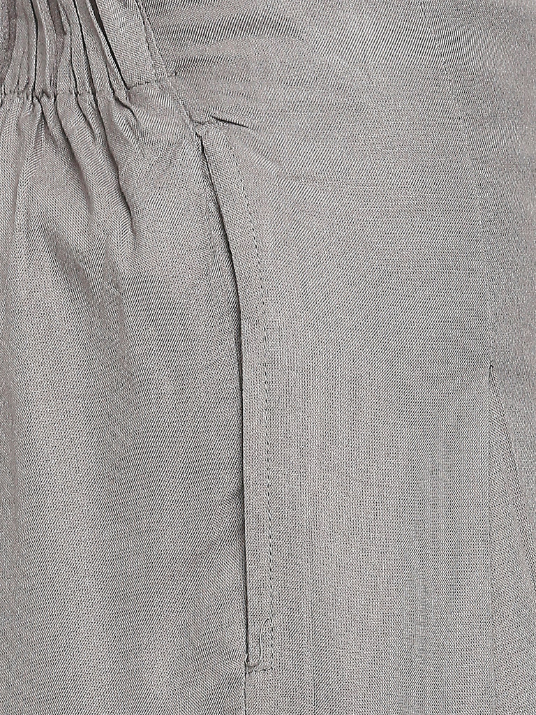Women's Grey 100% Viscose Solid Palazzo