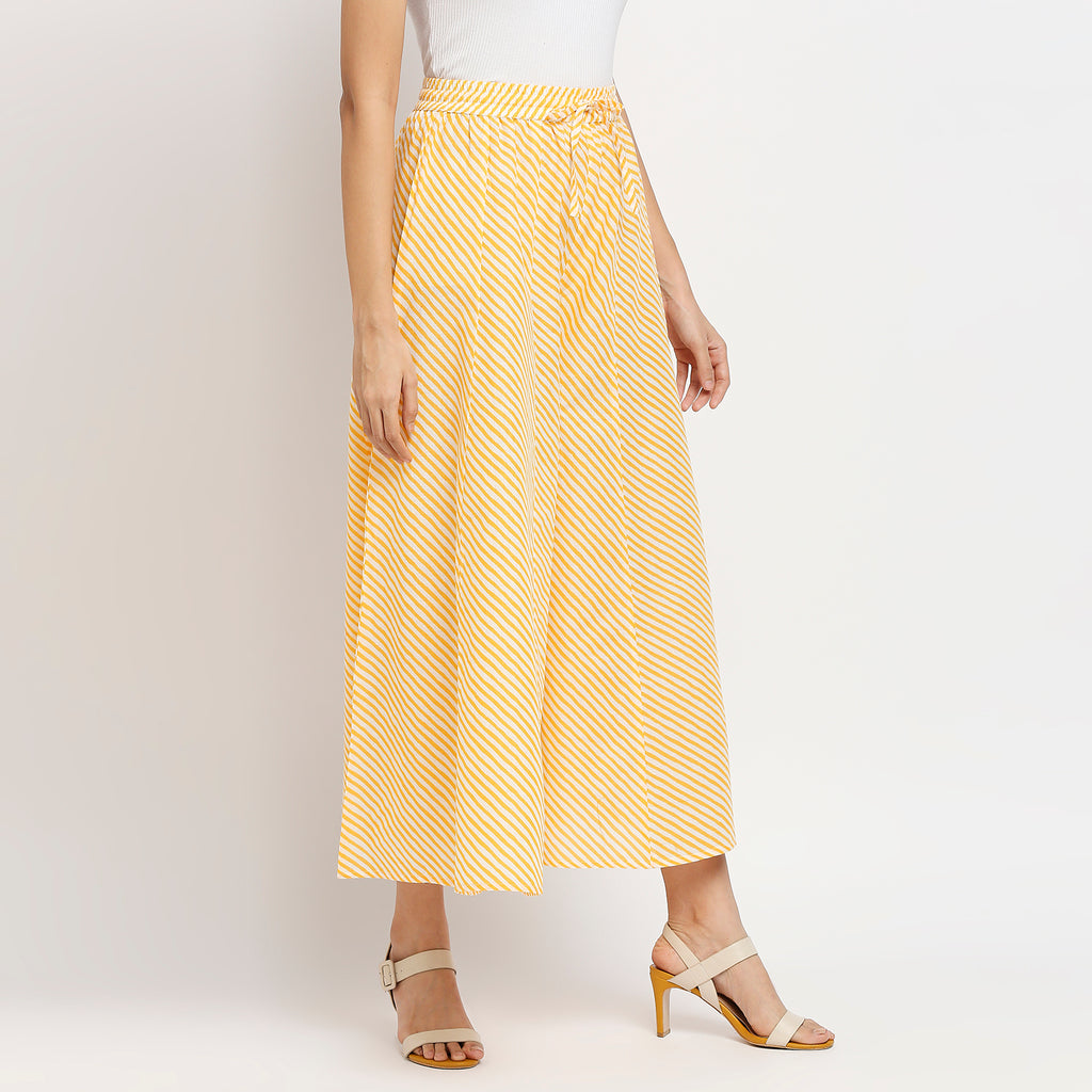 Women's Mango Cotton Printed Palazzo