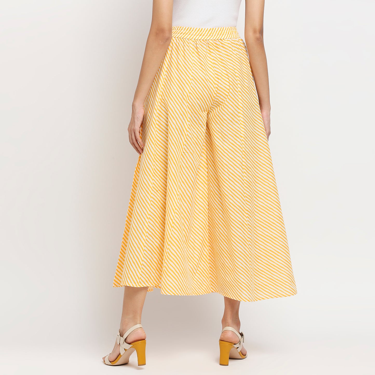 Women's Mango Cotton Printed Palazzo