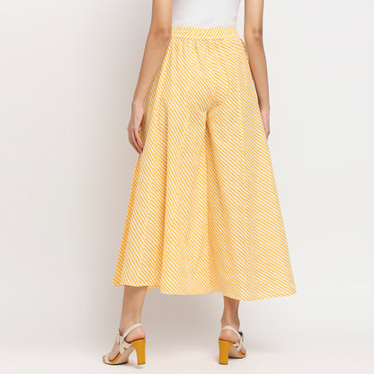 Women's Mango Cotton Printed Palazzo