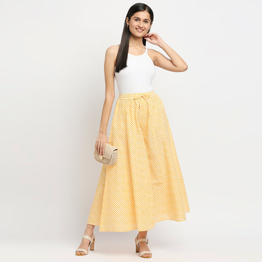 Women's Mango Cotton Printed Palazzo