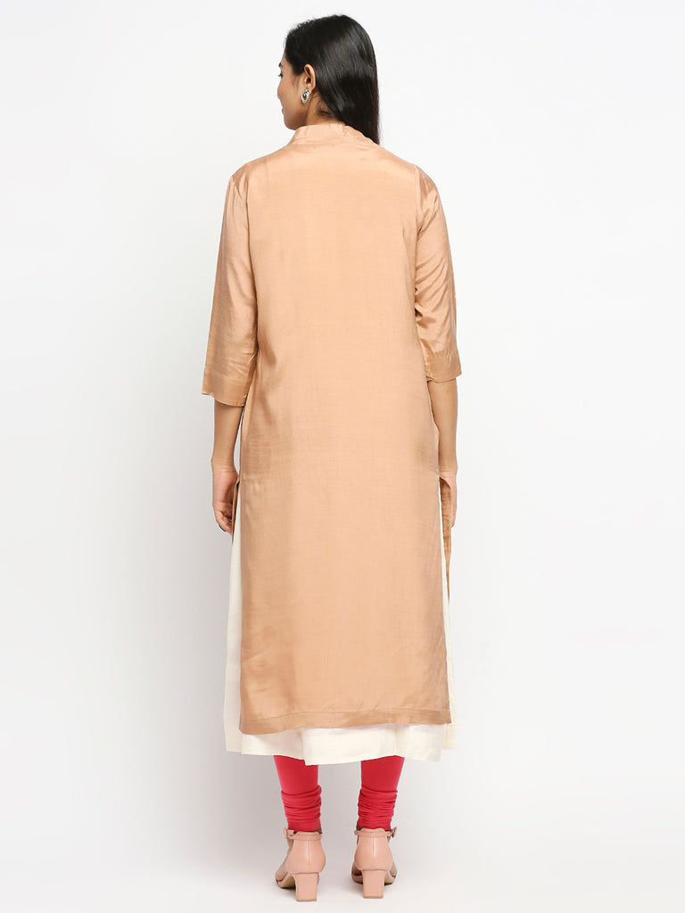 Women's Off White Shantoon  Kurta