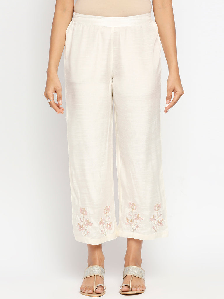 Women's Off White Shantoon  Palazzo
