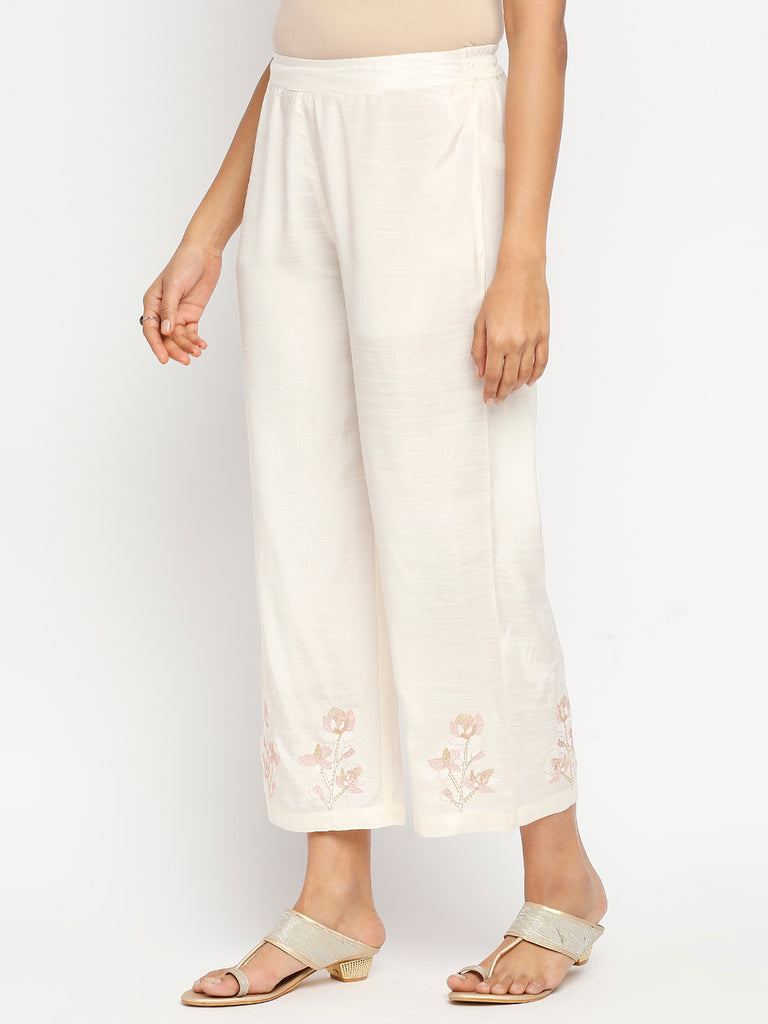 Women's Off White Shantoon  Palazzo