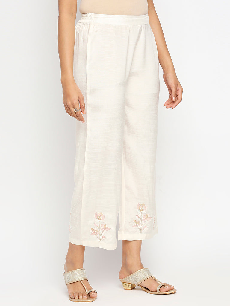 Women's Off White Shantoon  Palazzo