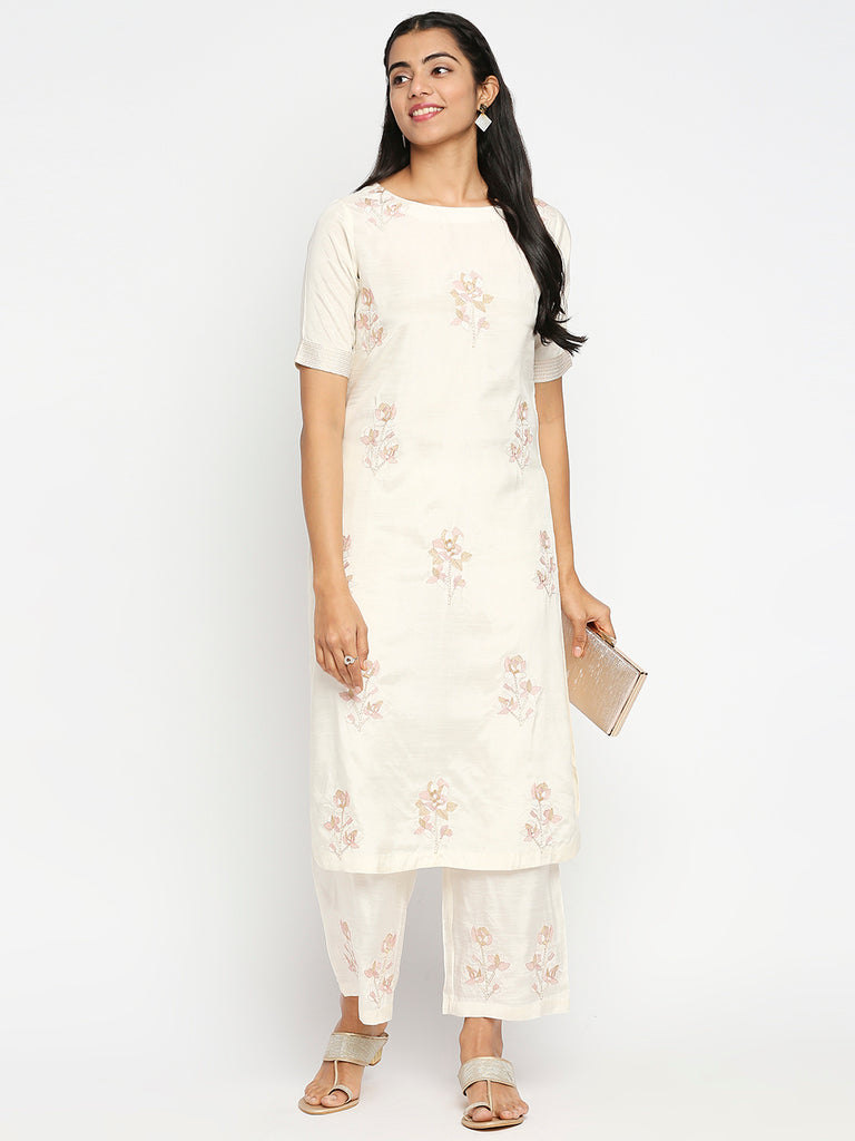 Women's Off White Shantoon  Palazzo