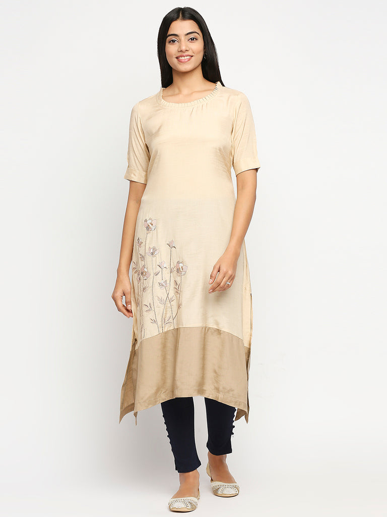 Women's Brown Shantoon  Nylangan Topwear
