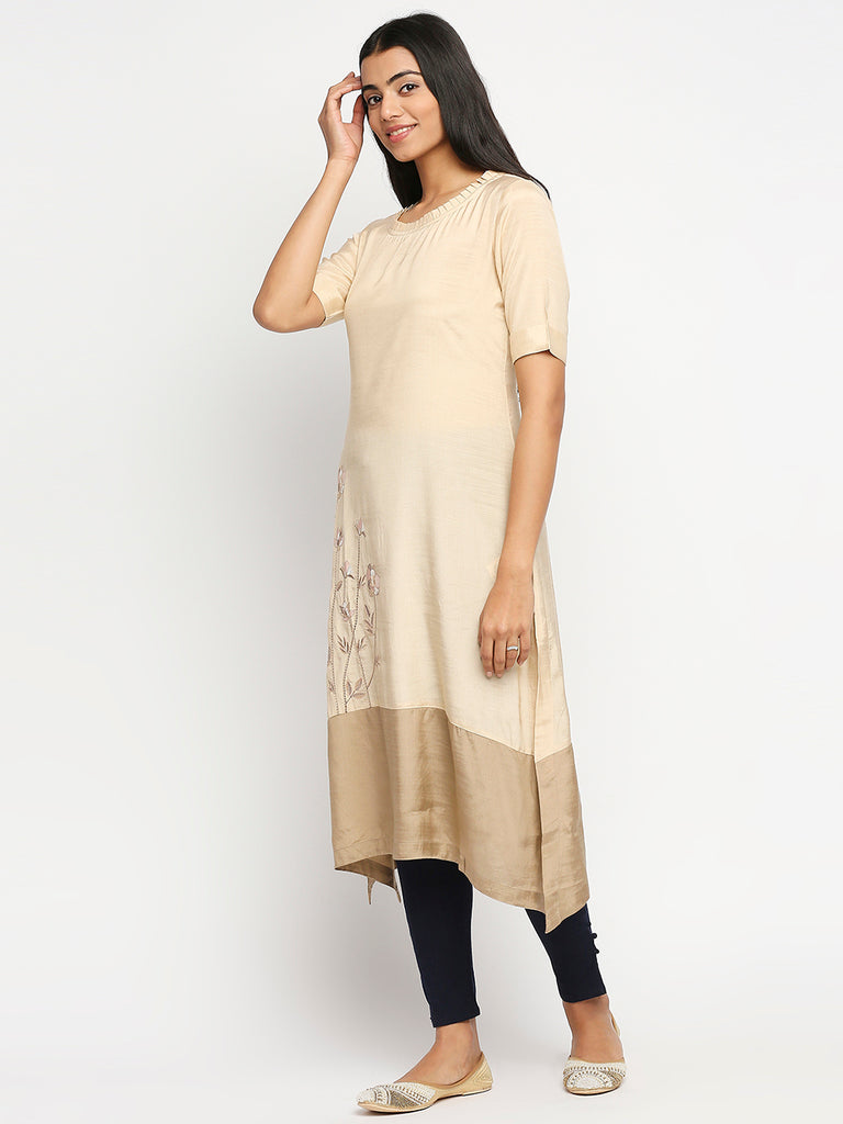 Women's Brown Shantoon  Nylangan Topwear