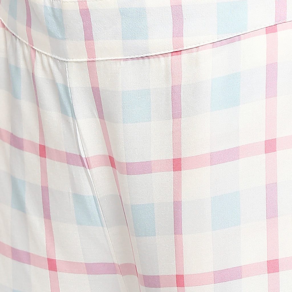Women's Pink Viscose Printed Palazzo