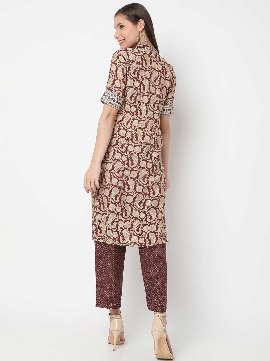 Regular Fit Printed Kurta and Pant Set