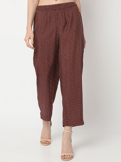 Regular Fit Printed Kurta and Pant Set