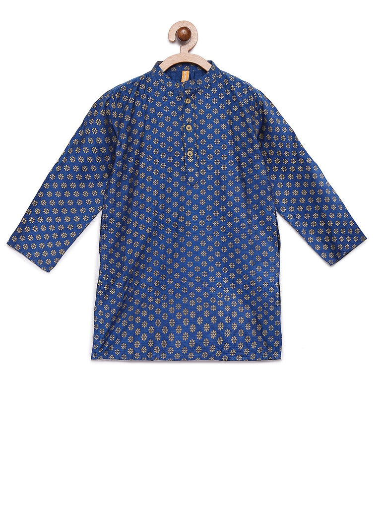 Kids Boys Straight Full Sleevs Navy Kp Set